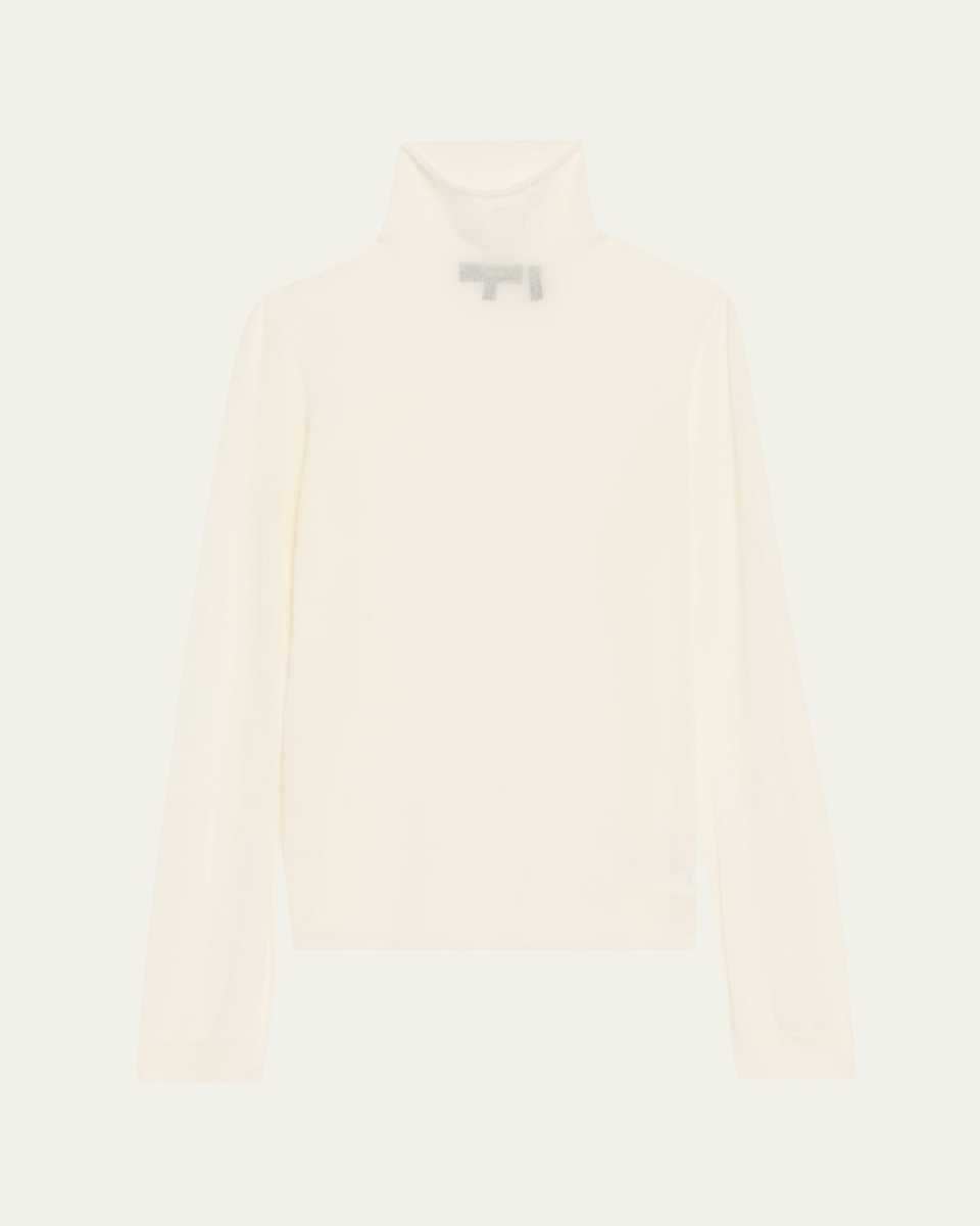 Wool-Blend Turtleneck Sweater